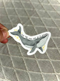 Feel the Fear and do it Anyways - Humpback Whale Sticker
