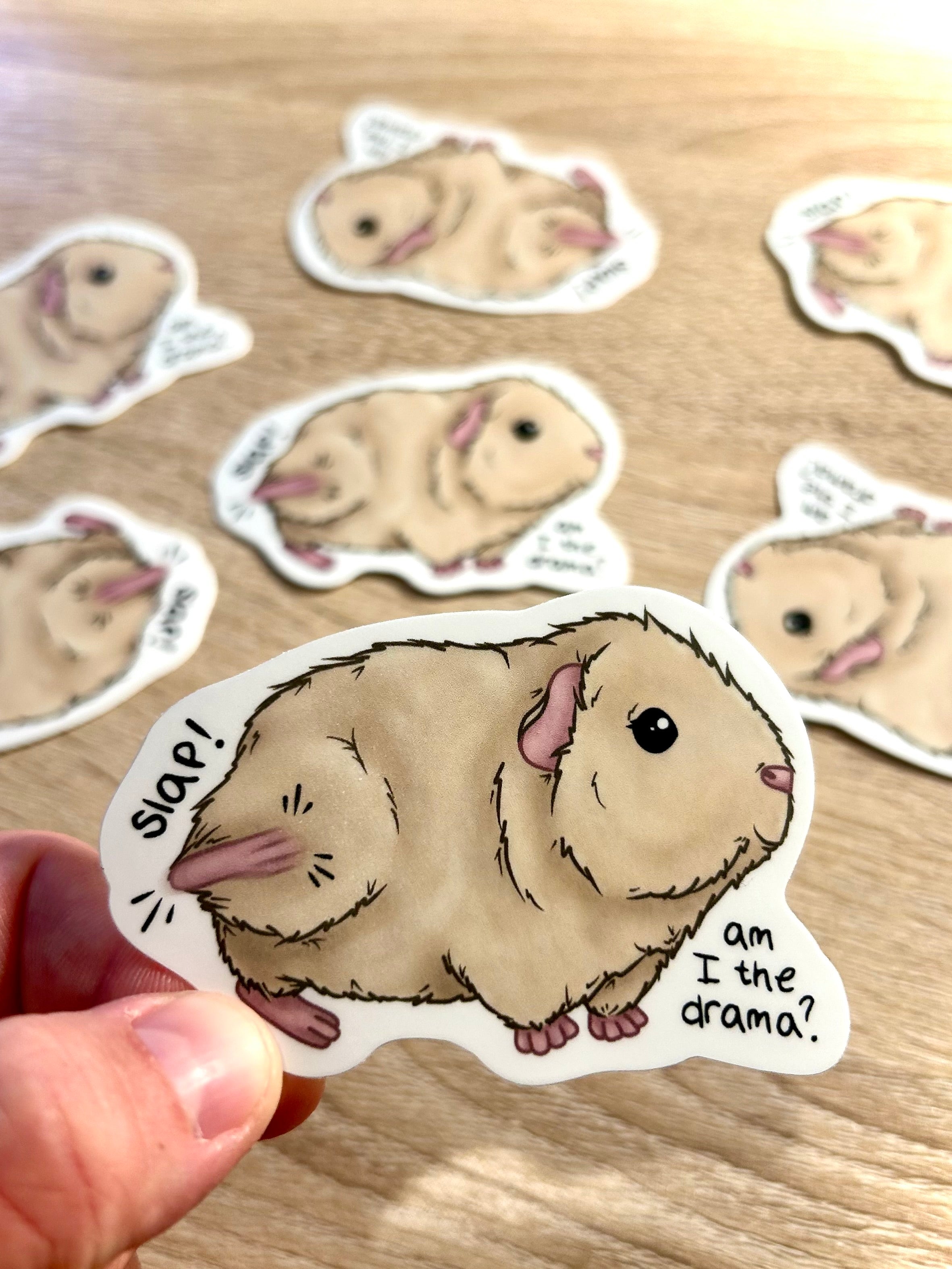 Am I the Drama? - Guinea Pig Sticker