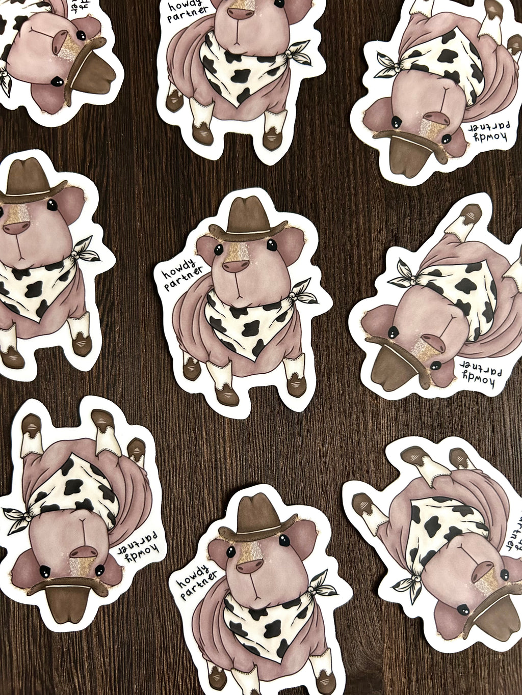 Howdy Partner - Skinny Pig Sticker