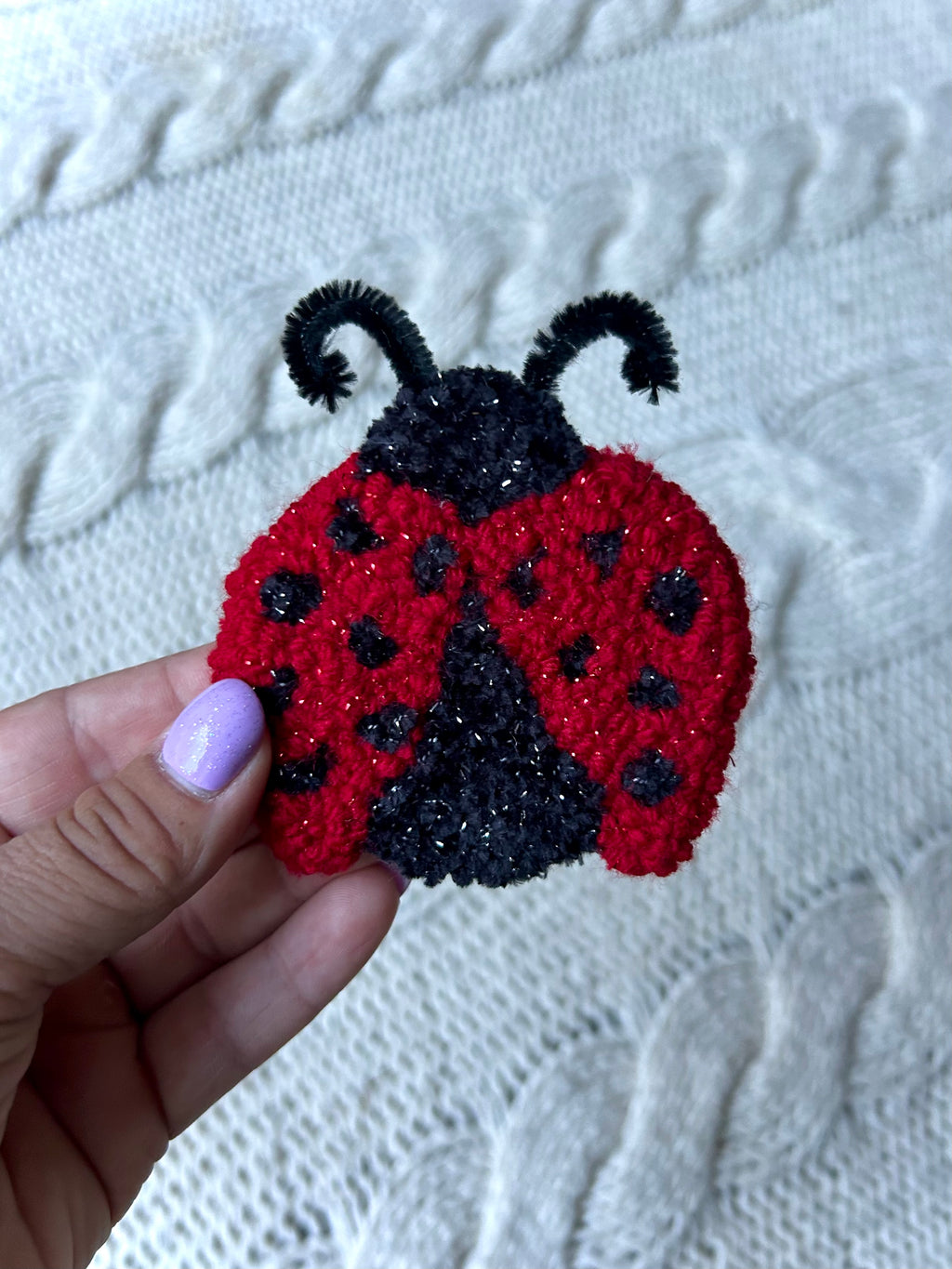 Ladybug Plant Ornament