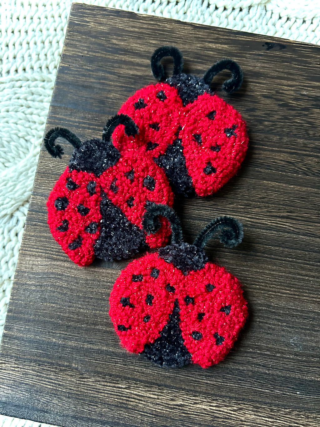 Ladybug Plant Ornament