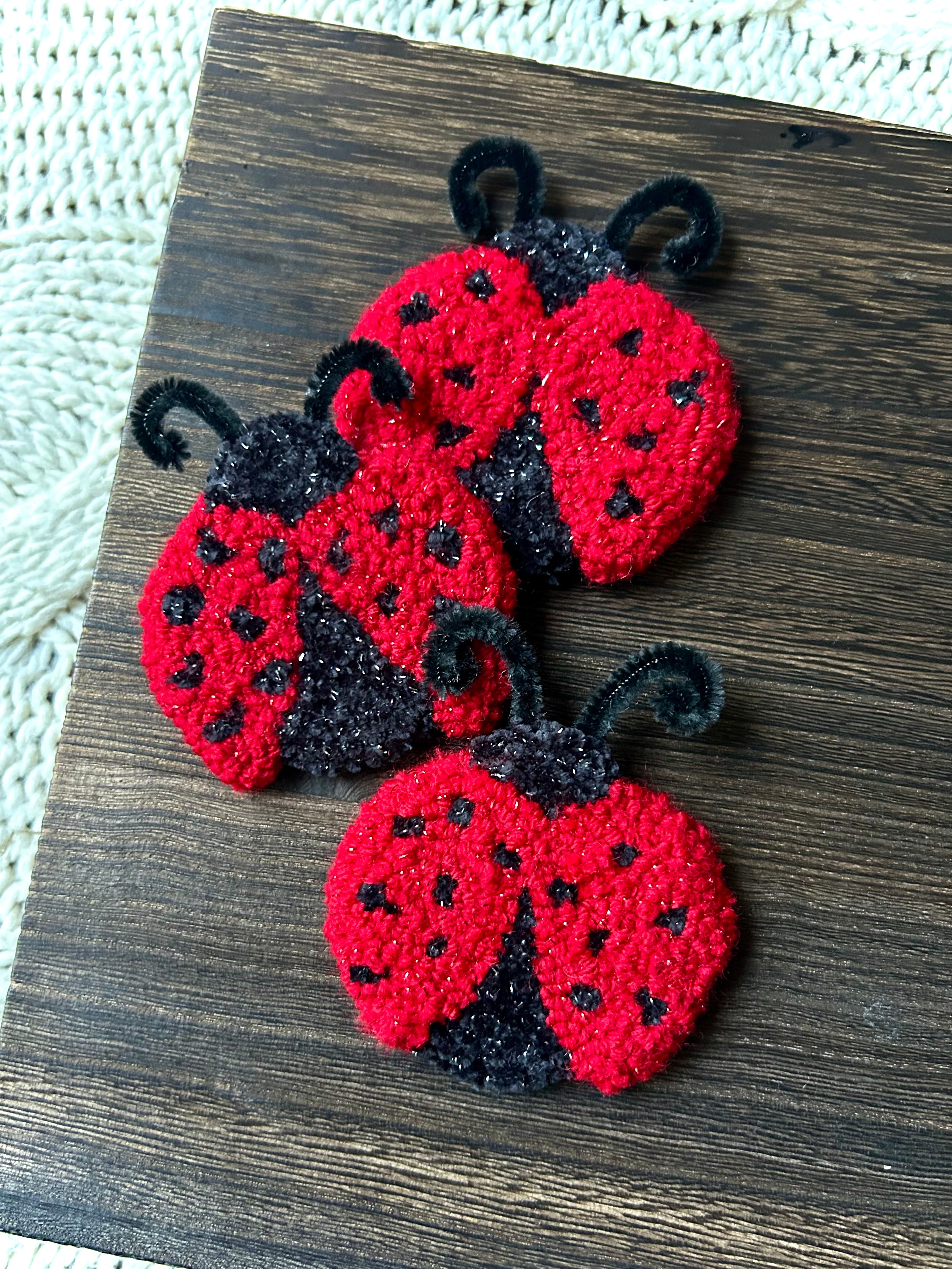 Ladybug Plant Ornament