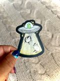 UFO Guinea Pig Sticker