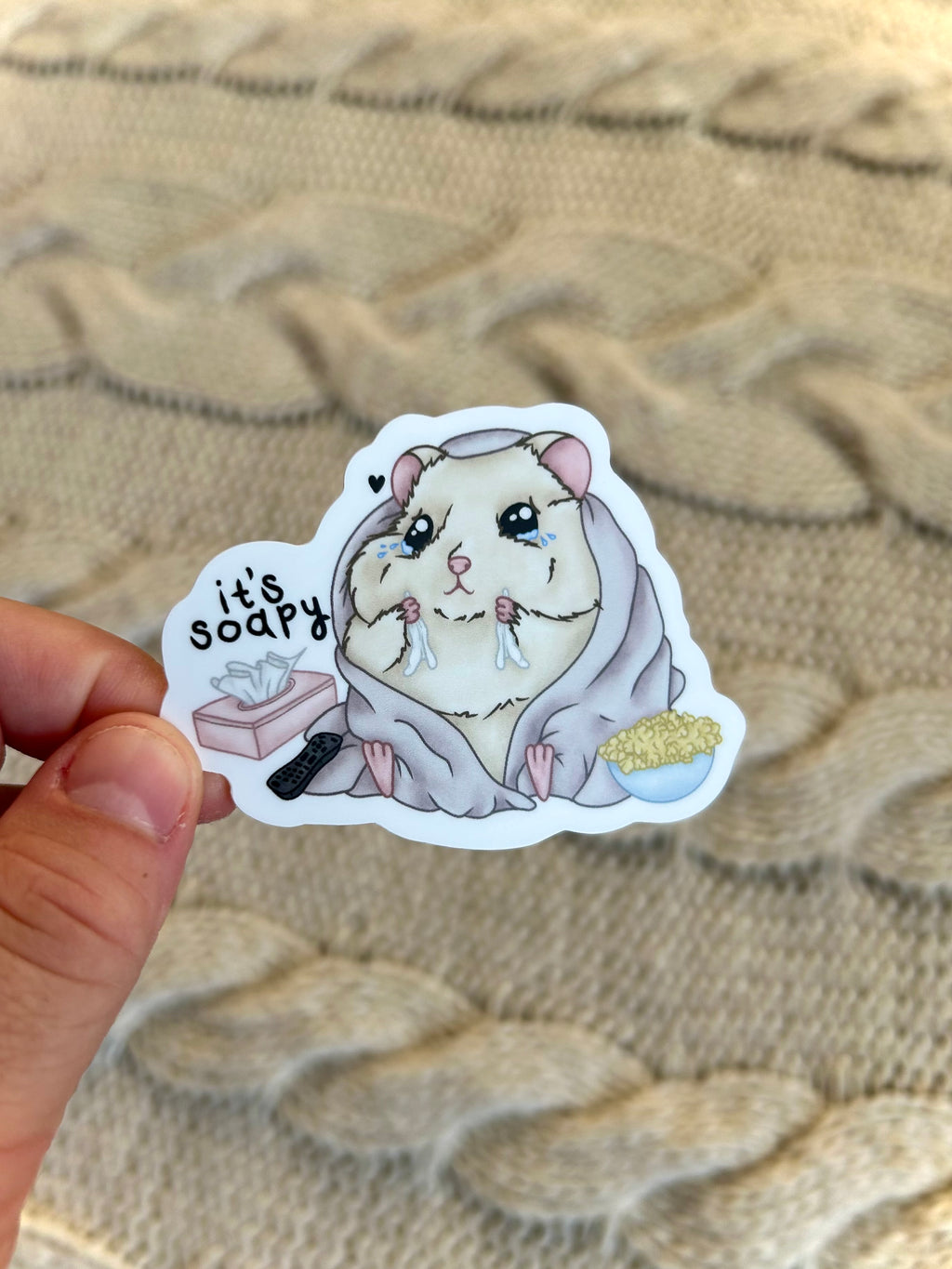 It’s Soapy - Soap Opera loving Hamster