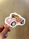 Pink Piggy Club Vinyl Sticker