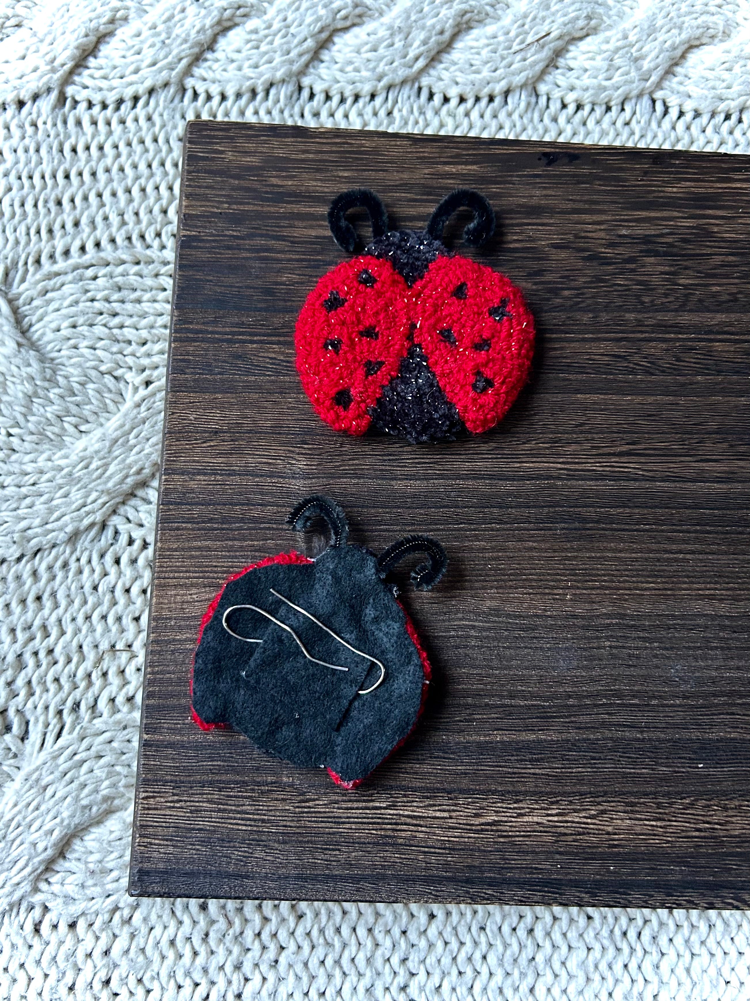 Ladybug Plant Ornament