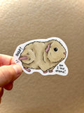 Am I the Drama? - Guinea Pig Sticker